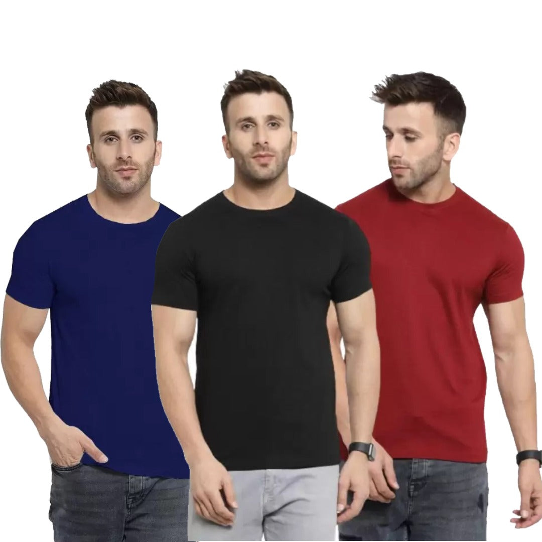 100% Pure Cotton Men’s T-Shirt – Comfort Fit | Summer Essential
