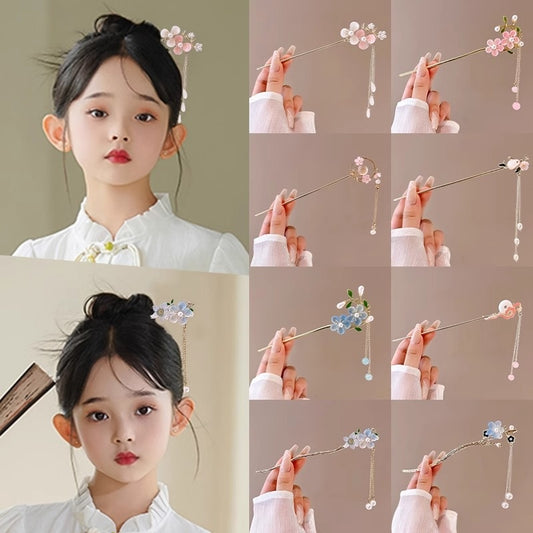 Elegant Floral Hairpins – A Touch of Blossom Beauty