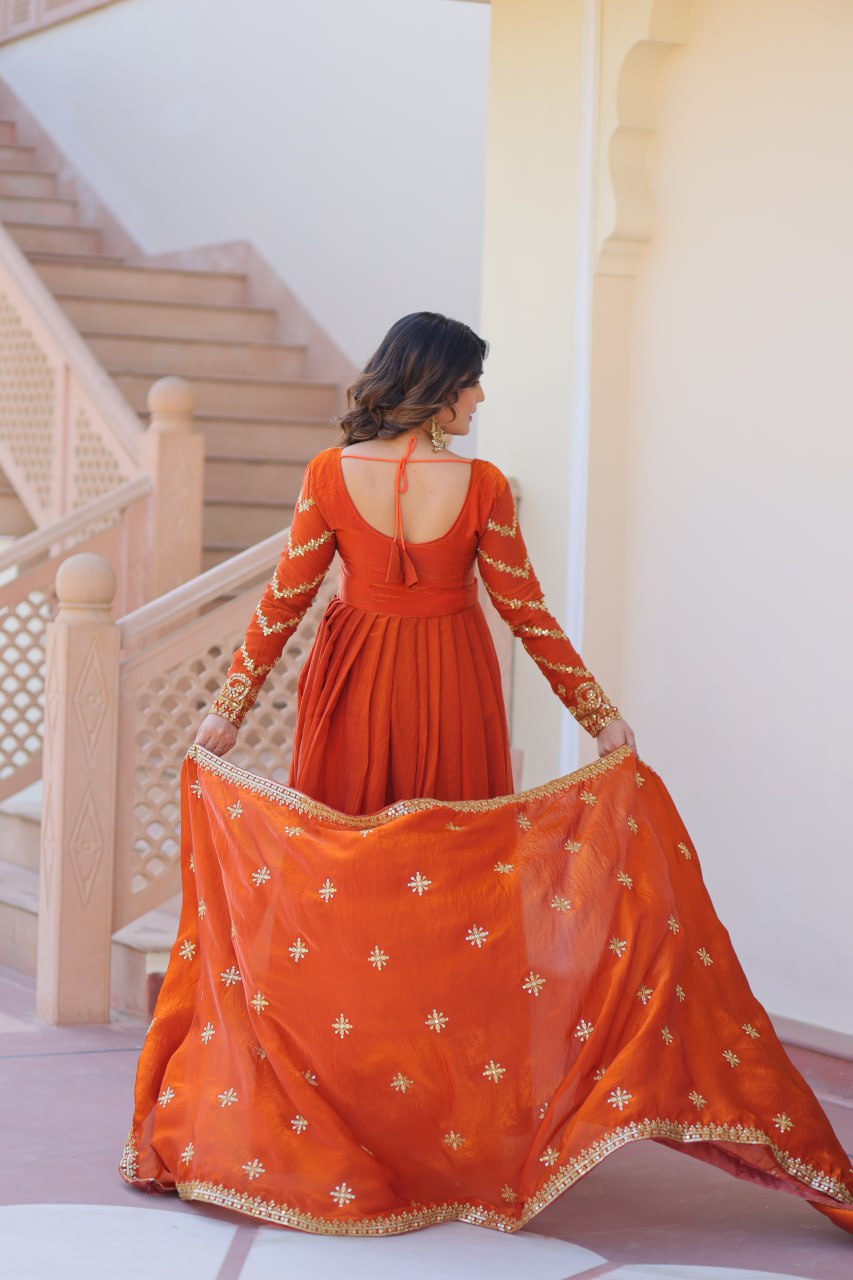 FENTA GOWN-DUPATTA PREMIUM READYMADE SET – 2025 COLLECTION