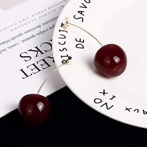 Red Cherry Drop Earrings – Sweet, Bold & Beautiful