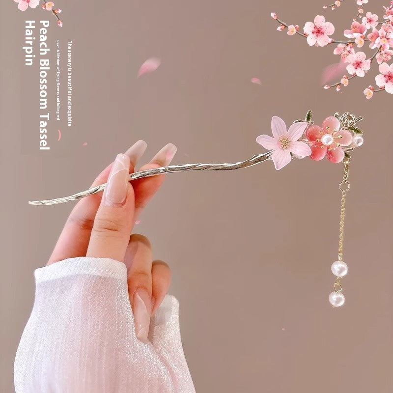 Elegant Floral Hairpins – A Touch of Blossom Beauty