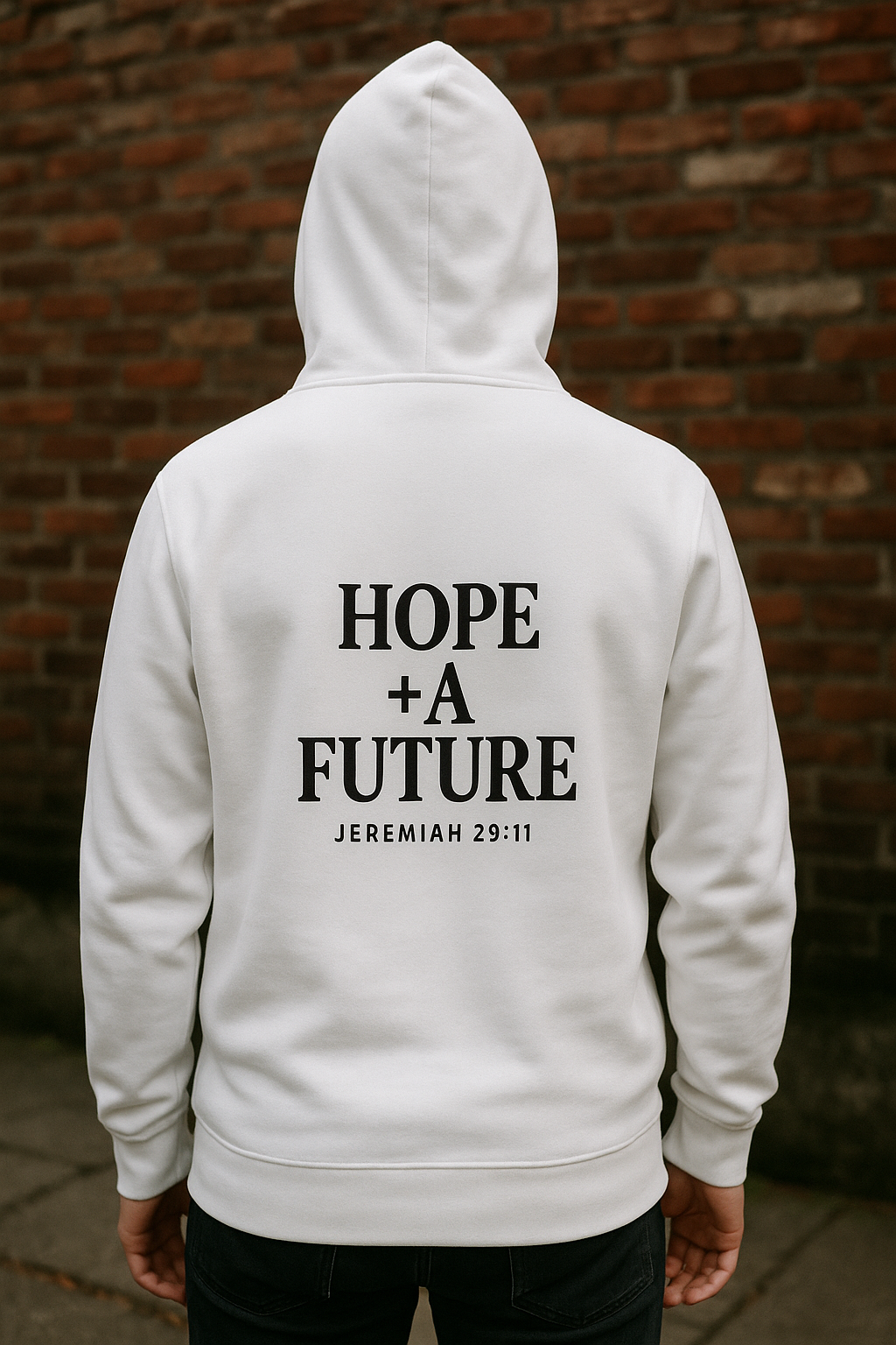 "HOPE + A FUTURE" Faith-Inspired Unisex Hoodie – Jeremiah 29:11