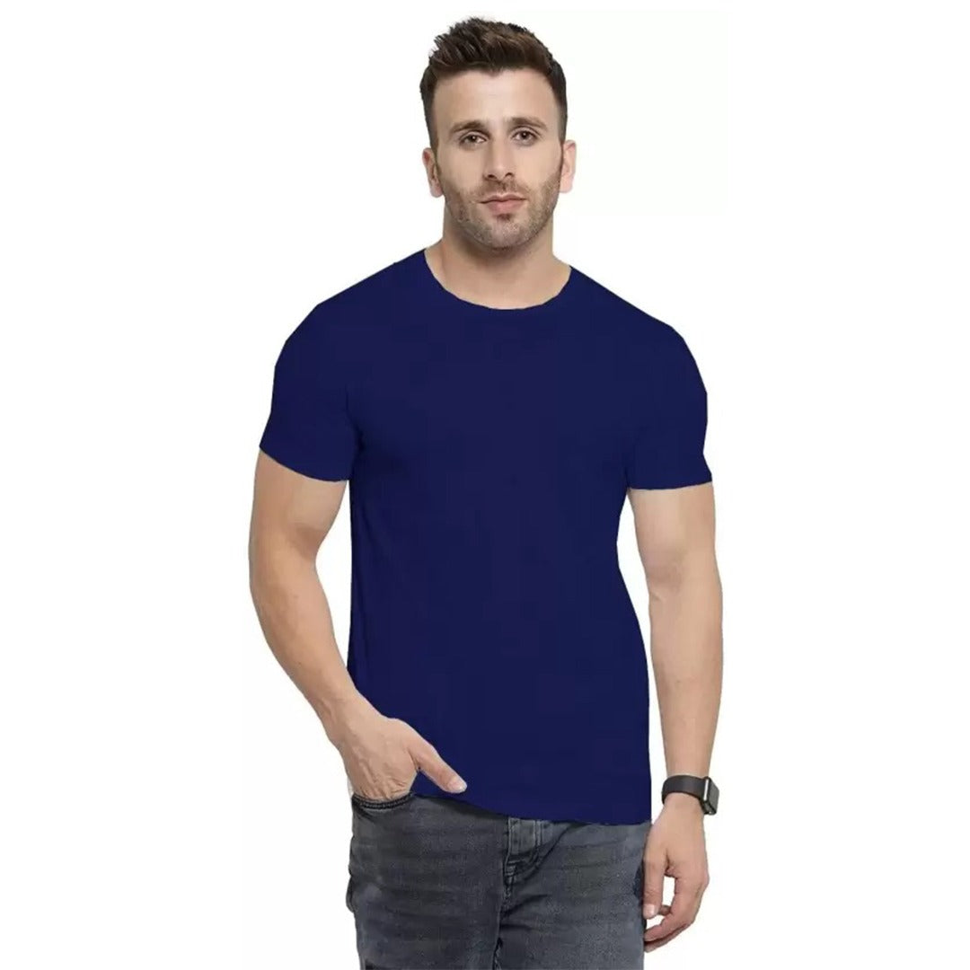 100% Pure Cotton Men’s T-Shirt – Comfort Fit | Summer Essential