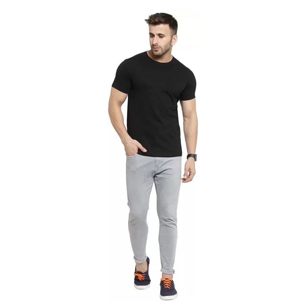 100% Pure Cotton Men’s T-Shirt – Comfort Fit | Summer Essential