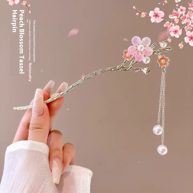 Elegant Floral Hairpins – A Touch of Blossom Beauty