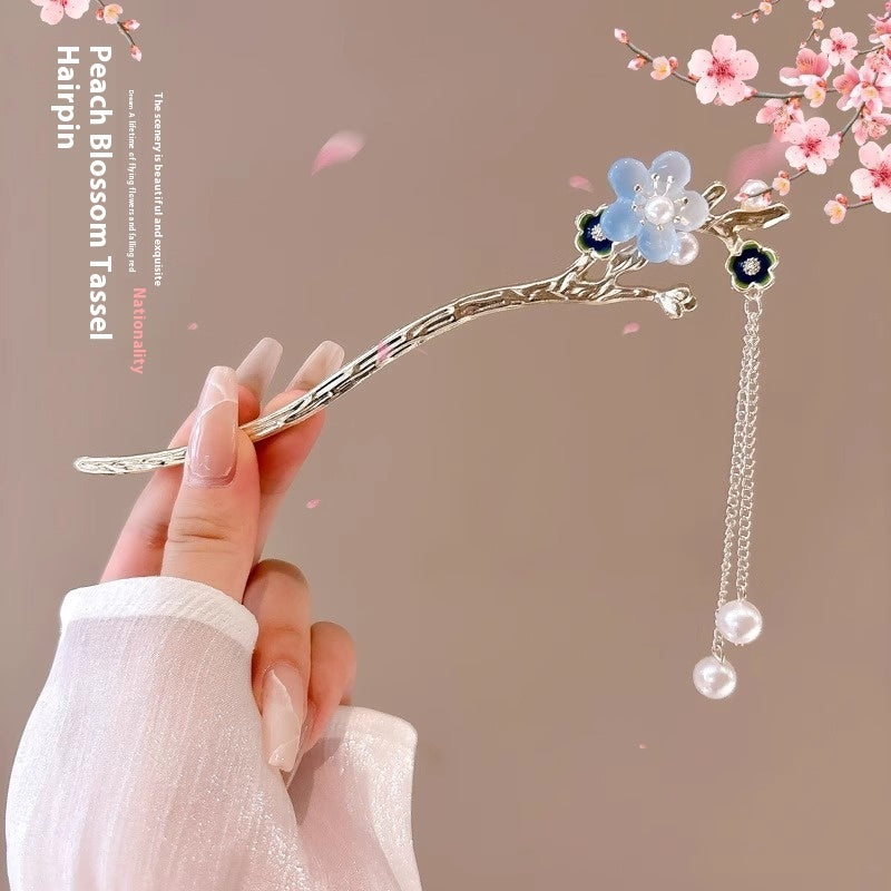 Elegant Floral Hairpins – A Touch of Blossom Beauty