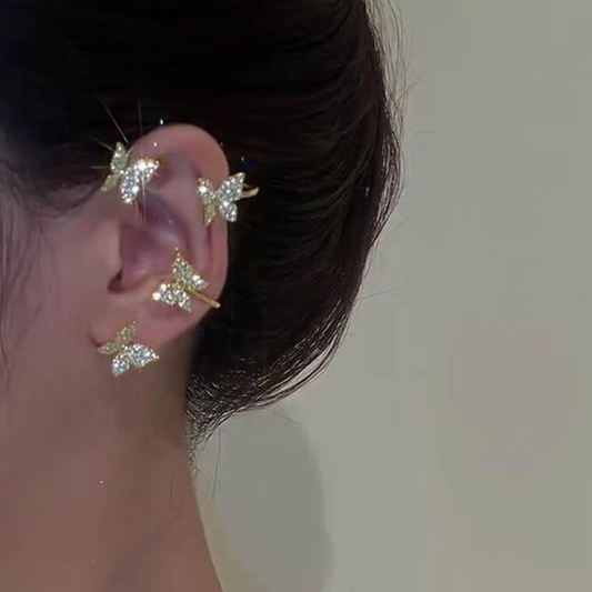 Enchanting Butterfly Ear Cuff Collection