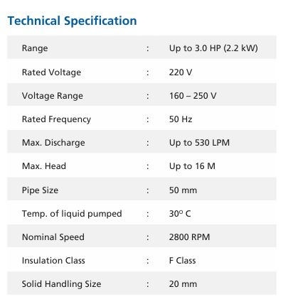 KSB KSTP Sewage Submersible Pumps - All Variations & HP