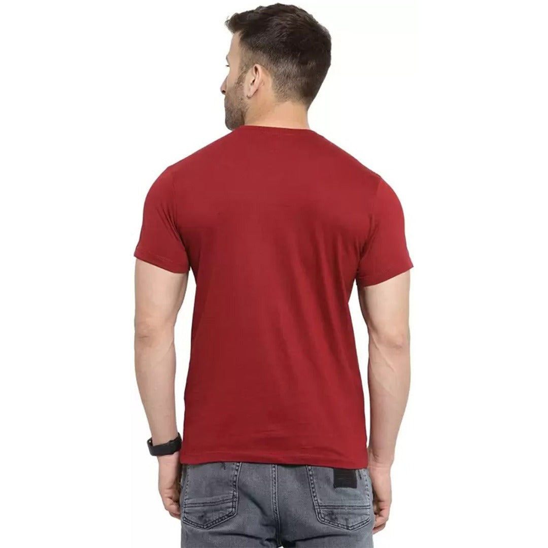 100% Pure Cotton Men’s T-Shirt – Comfort Fit | Summer Essential