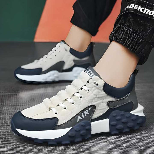 Men’s Bold Thick Base Sneakers – Everyday Casual Style
