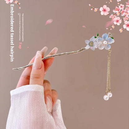 Elegant Floral Hairpins – A Touch of Blossom Beauty