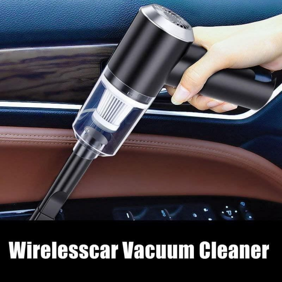 Sleek Cordless Handheld Car Vacuum & Air Duster