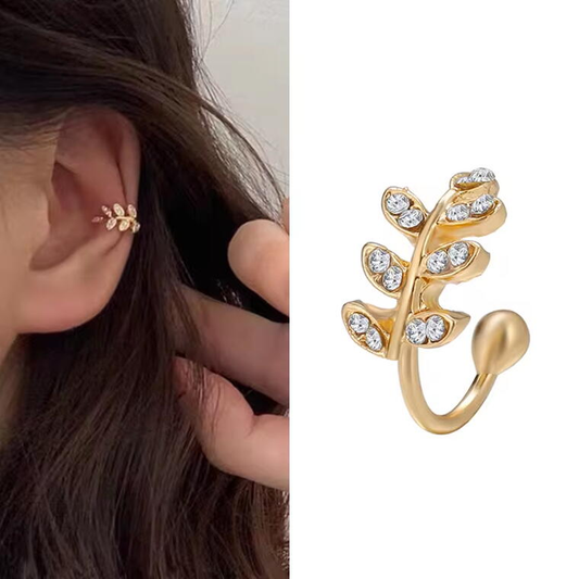 Trendy Leaf Ear Cuff for Women