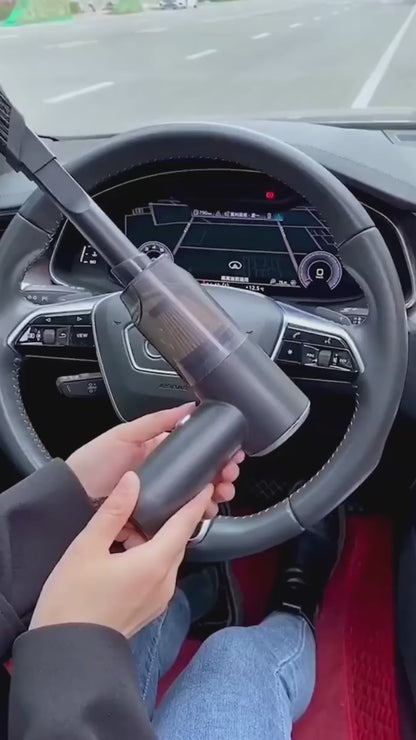Sleek Cordless Handheld Car Vacuum & Air Duster