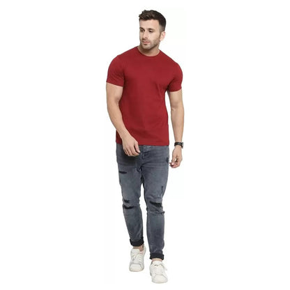 100% Pure Cotton Men’s T-Shirt – Comfort Fit | Summer Essential